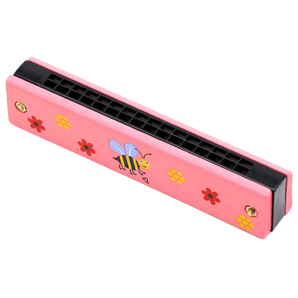 Musical Instrument Melodica - Nowa drewniana harmonijka z 16 otworami,