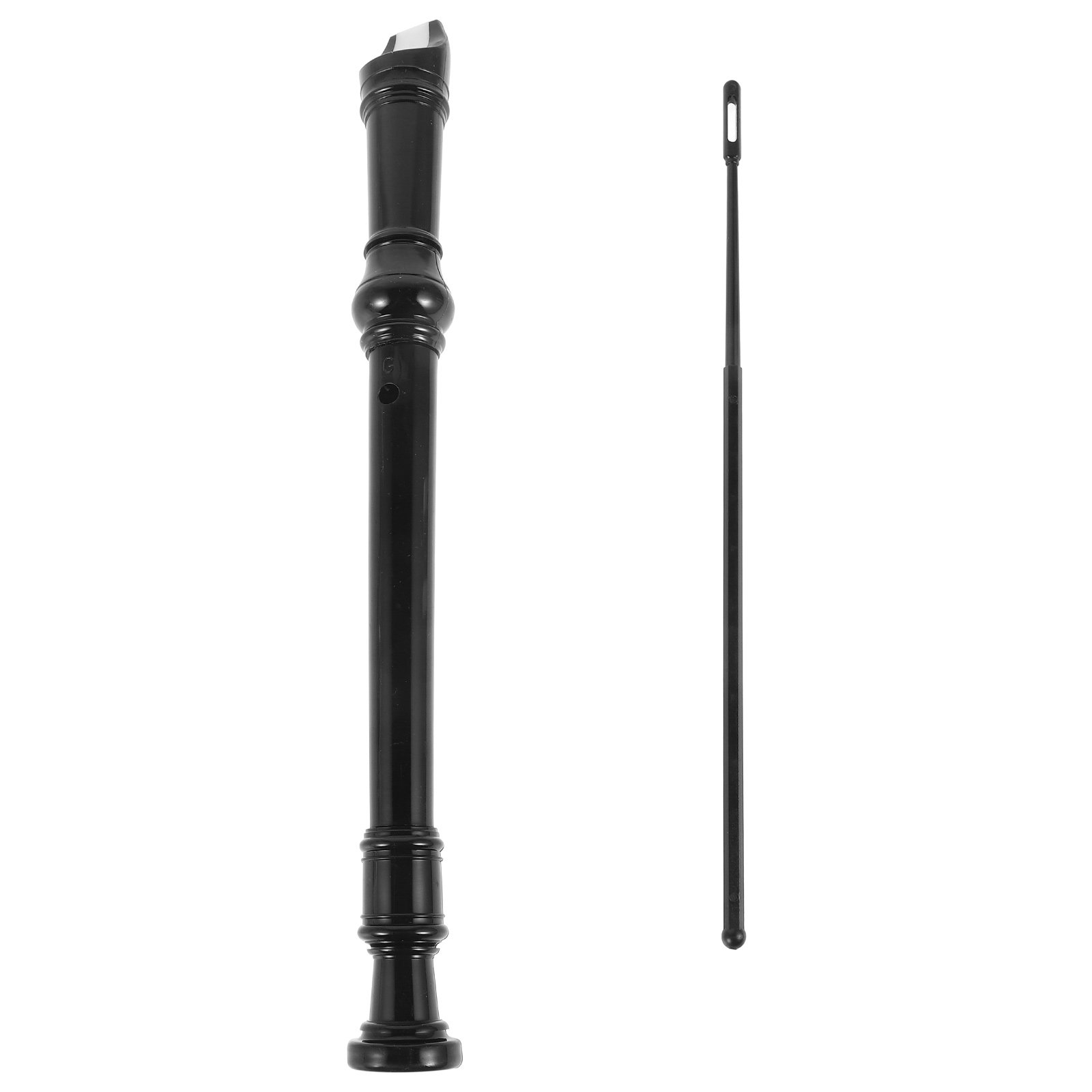Soprano Recorder Plastic - 8-otworowa czarna fletka prostowna sopranowa z