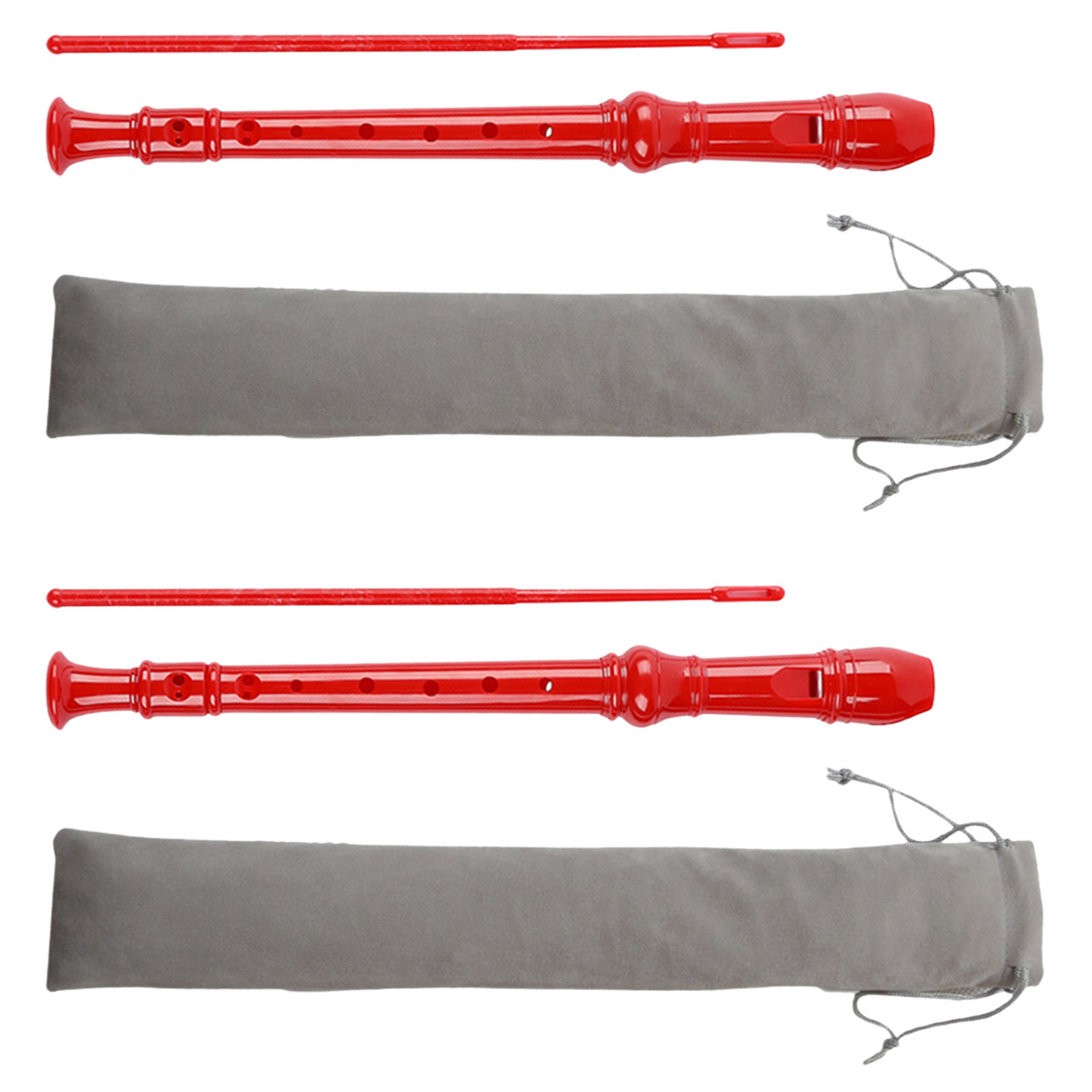 Soprano Recorder Plastic - 2 zestawy dyflisów sopranowych do muzyki
