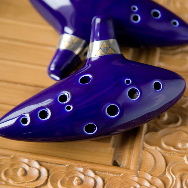 Musical Instrument Zelda - Ocarina Ceramiczna Legend Of 12 Dziur