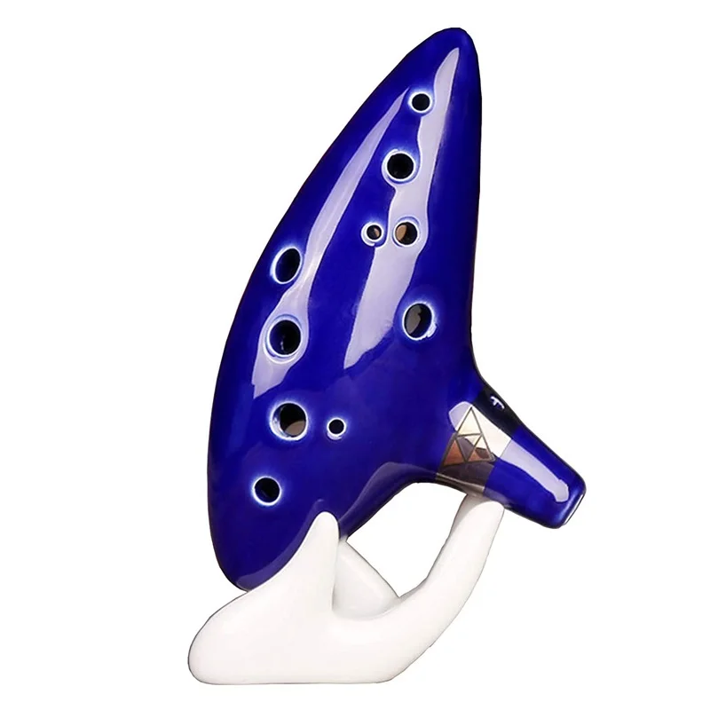 Musical Instrument Zelda - Jeden zestaw 12-otworowych ceramicznych instrumentów muzycznych