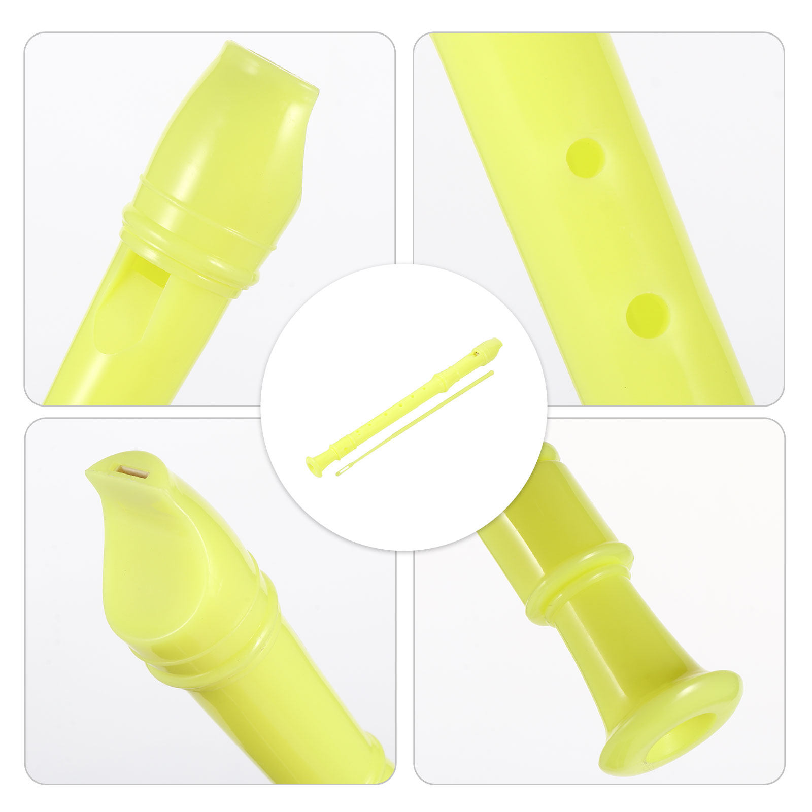 Soprano Recorder Plastic - 1 Zestaw Dziecięcy Flet Trąbkowy Sopranowy
