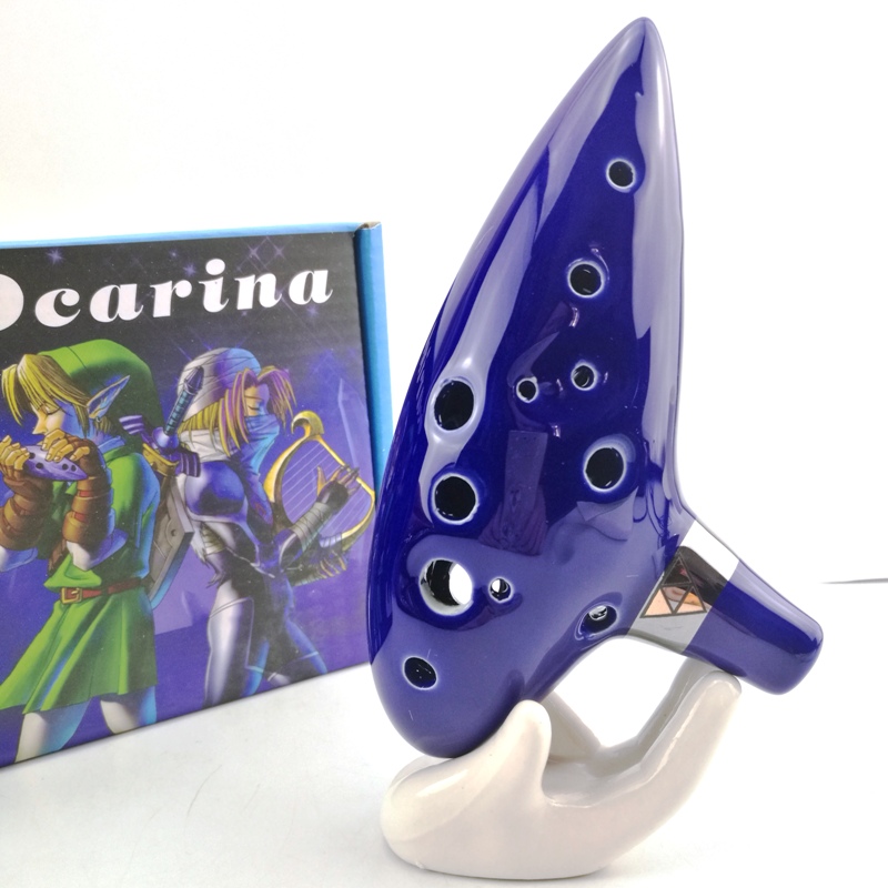 Musical Instrument Zelda - Anime Zelda Ocarina Ceramic 12 otworów