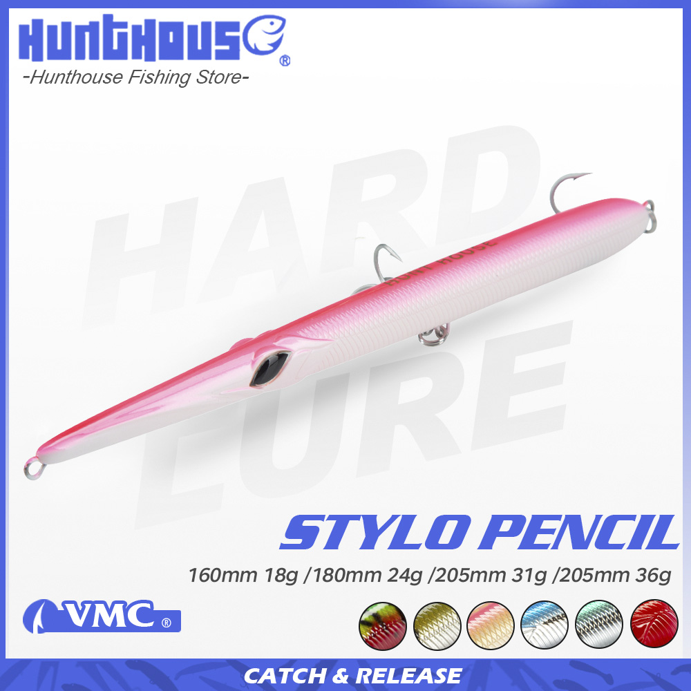 Rain Stick Percussion - Hunthouse Stylo 160/180/205mm 18/24/31/36g Przynęta spinningowa