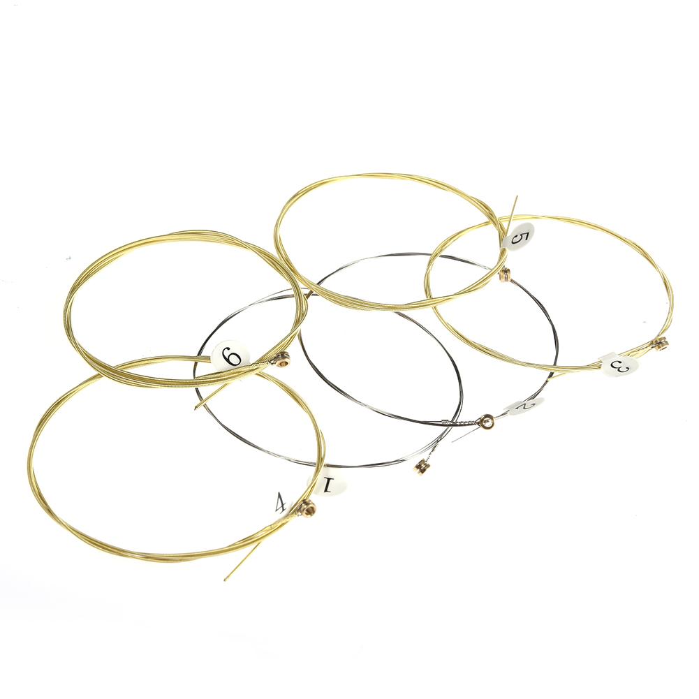 Musical Instrument With Strings - 6 sztuk/zestaw Uniwersalne struny do gitary