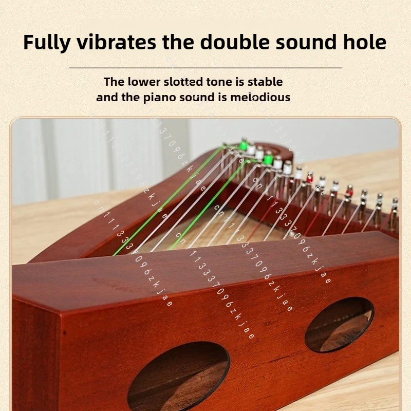Ręcznie Robiona 15-tonowa Harf – Musical Instrument With Strings recenzja i cena