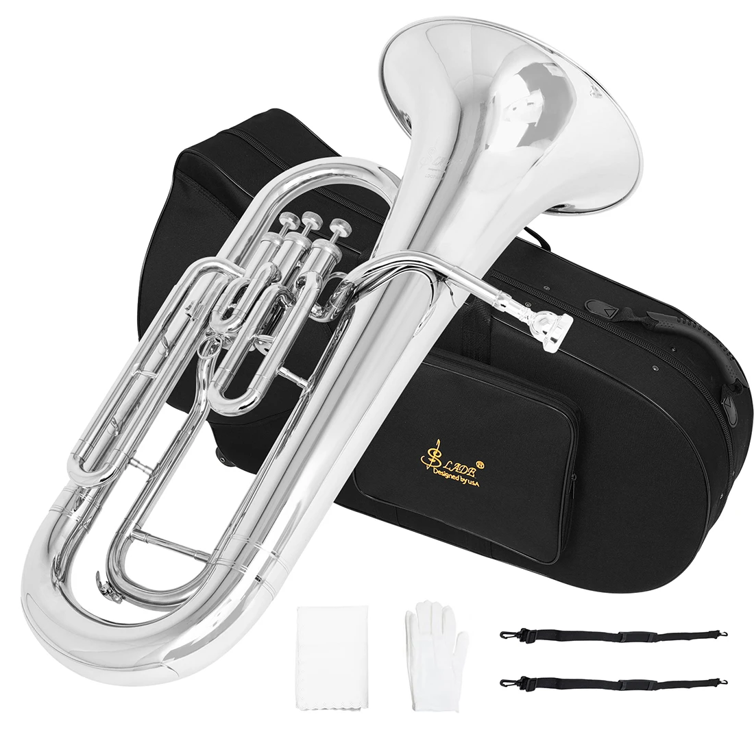 Eufonium SLADE Bb, 3 klapy, pi – Musical Instrument Euphonium recenzja i cena