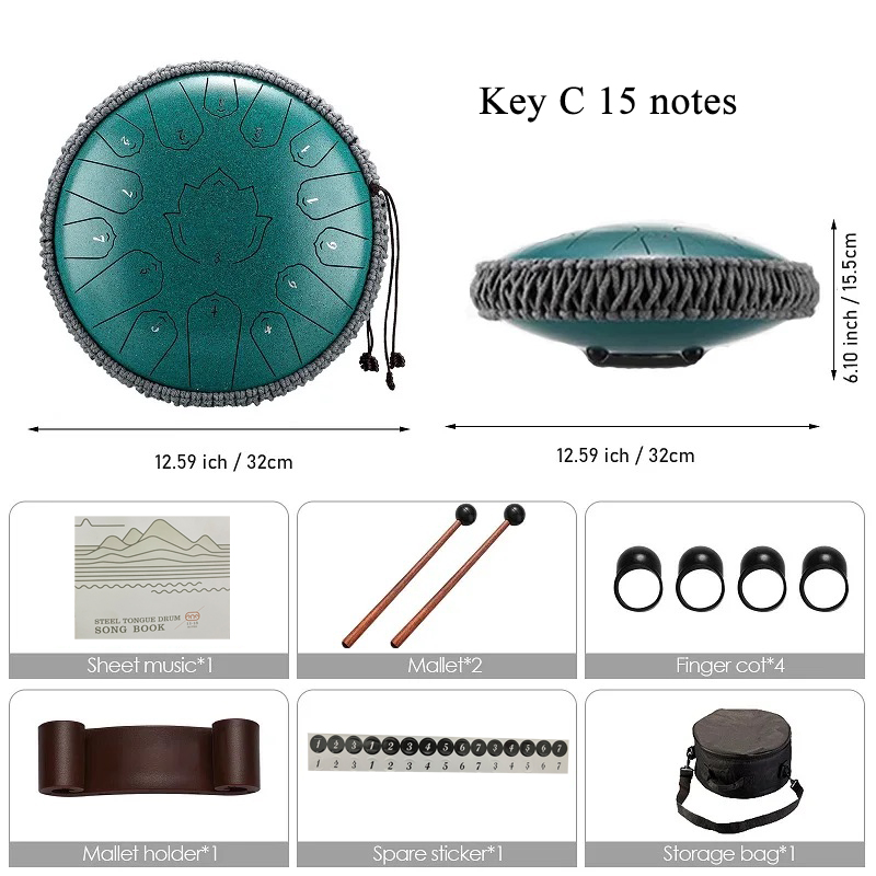 Hluru Glucophone stalowy bęben – Musical Instrument Types recenzja i cena