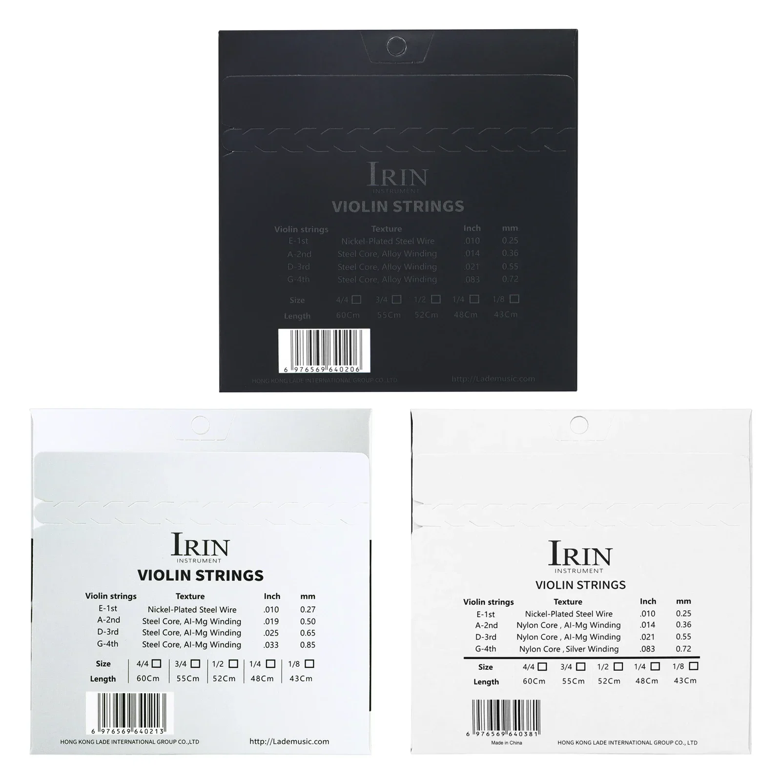 Struny do skrzypiec IRIN Profe – Musical Instrument With Strings recenzja i cena
