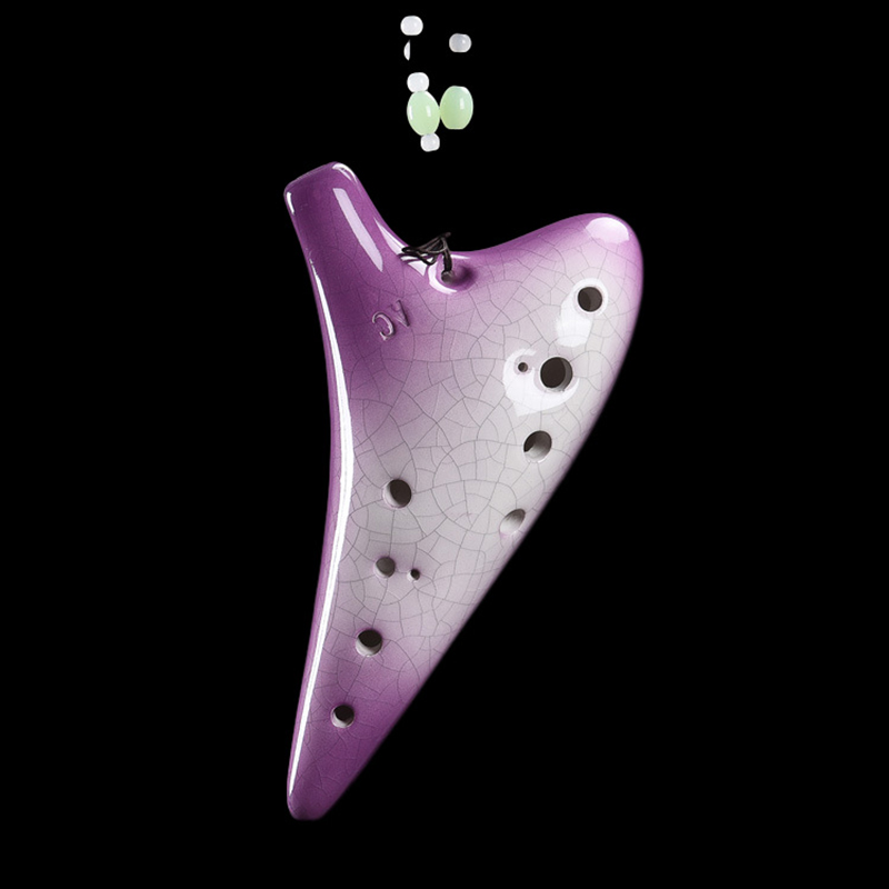 Fioletowy ceramika Ocarina 12  – Musical Instrument Zelda recenzja i cena