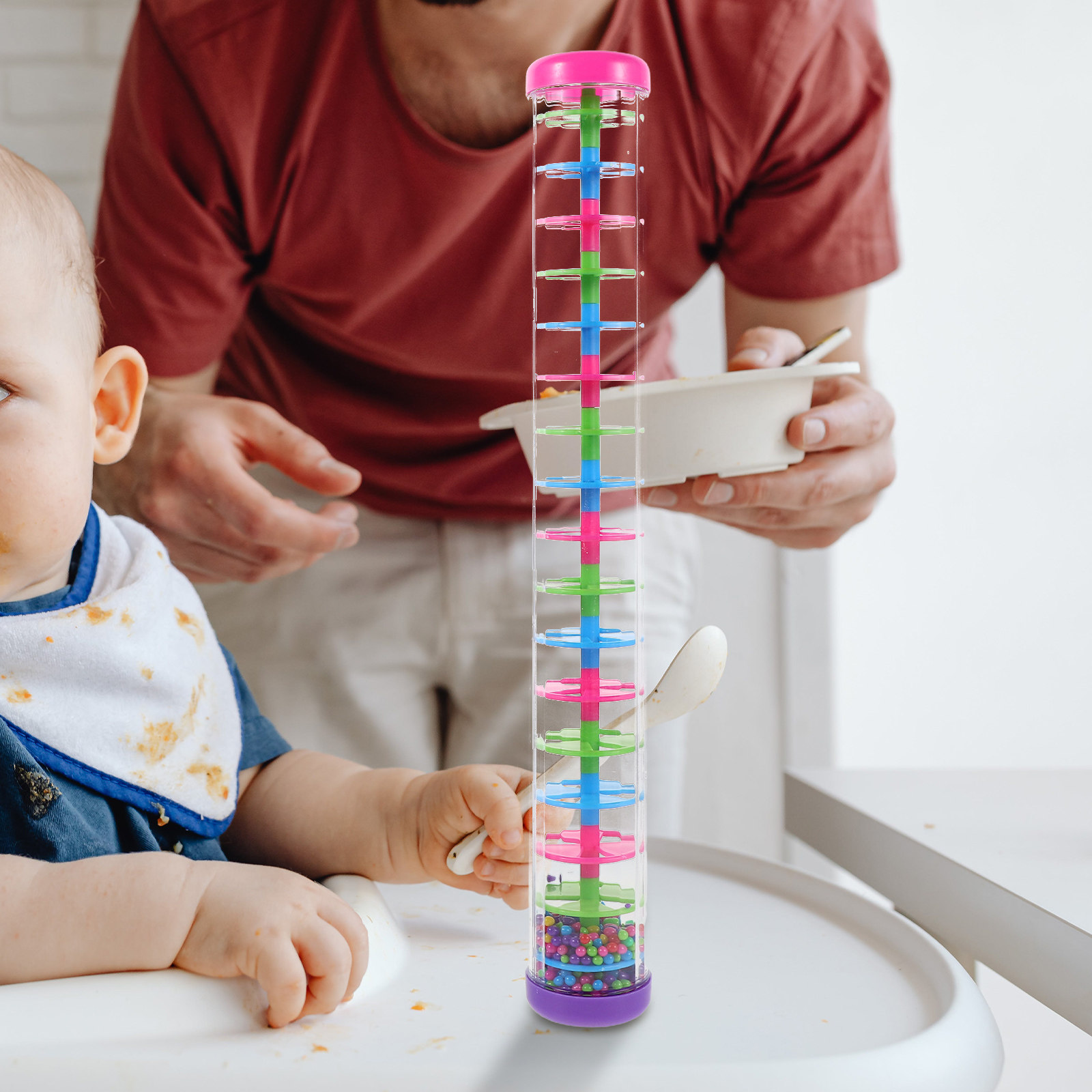 2 sztuki spiralnych instrument – Rain Stick Percussion recenzja i cena
