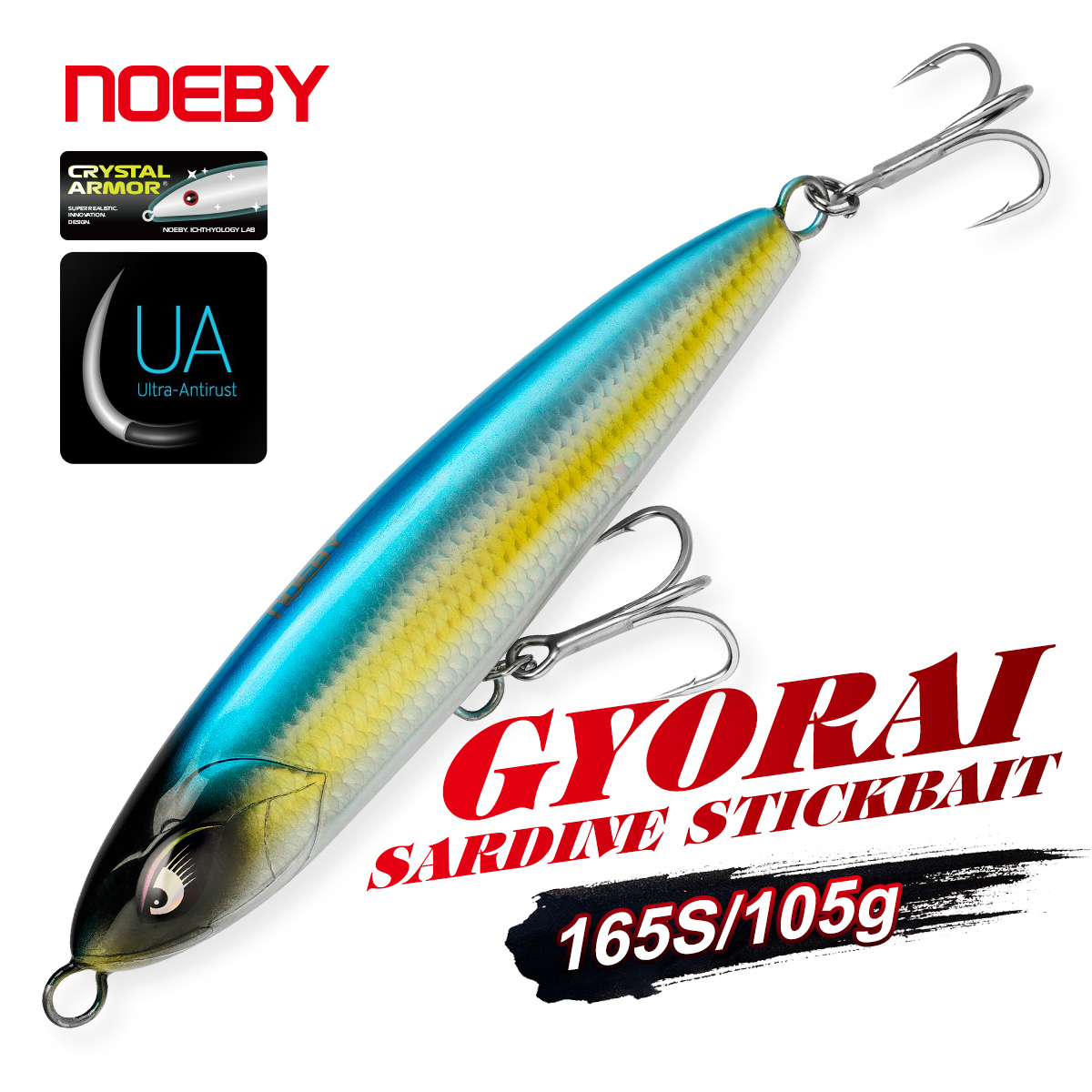Przynęta typu stickbait NOEBY, – Rain Stick Percussion recenzja i cena